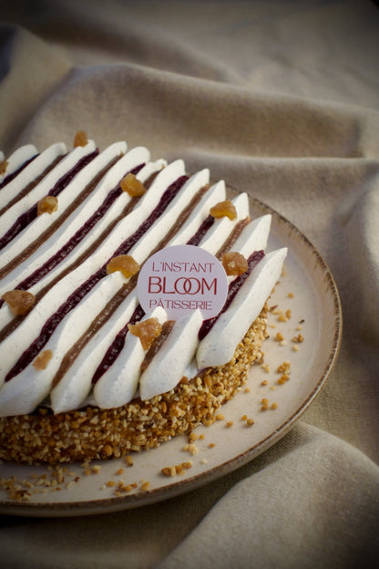 Tarte Poire Amandine Crème de Marron Fruits rouges