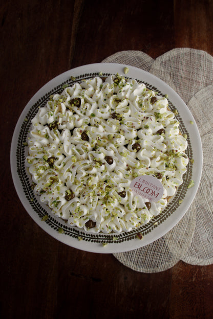 Tarte Pistache-Fleur d'Oranger-Miel