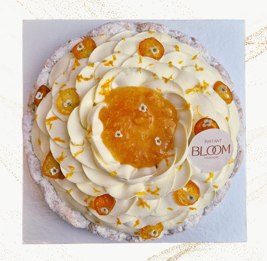 Dacquoise Agrumes Vue de Dessus