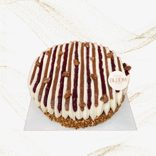 Tarte Poire Amandine Crème de Marron Fruits rouges - Livraison Paris 13, 14, 15, 16 & Malakoff, Montrouge, Vanves, Saint Maur, Vincennes, Neuilly/seine